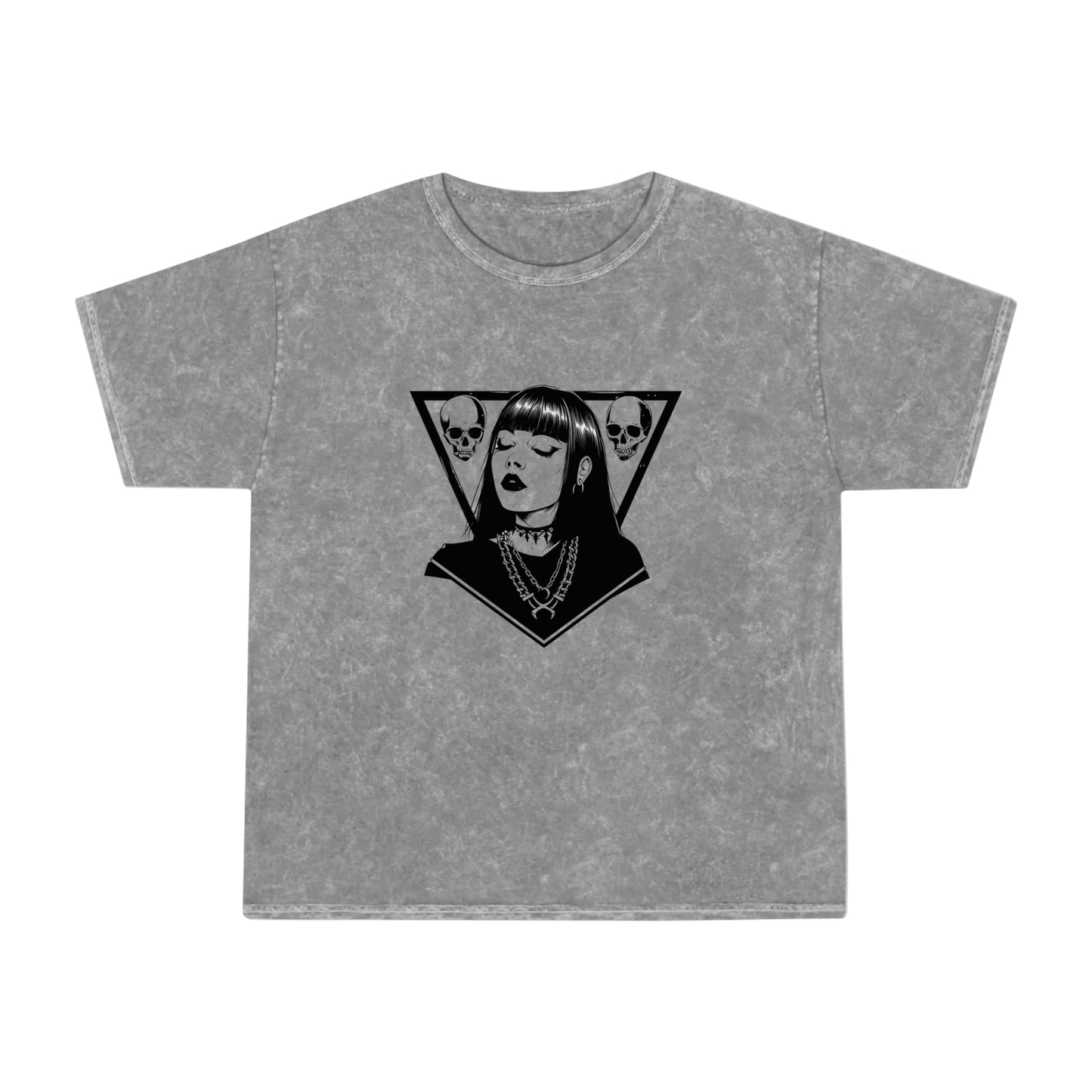 Girl N Skulls Mineral Wash T-Shirt OBSCVRAL