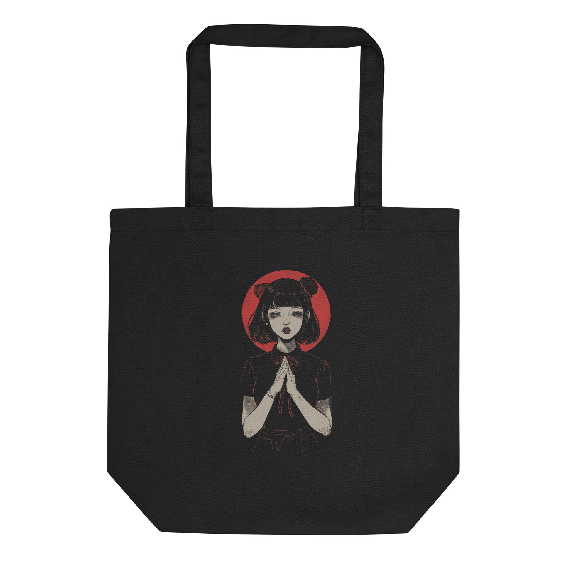 Anime Praying Girl Eco Tote Bag OBSCVRAL