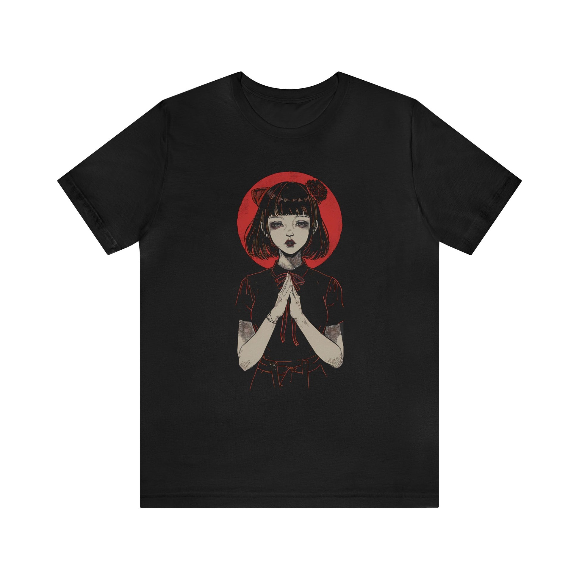 Anime Praying Girl Unisex T-Shirt OBSCVRAL