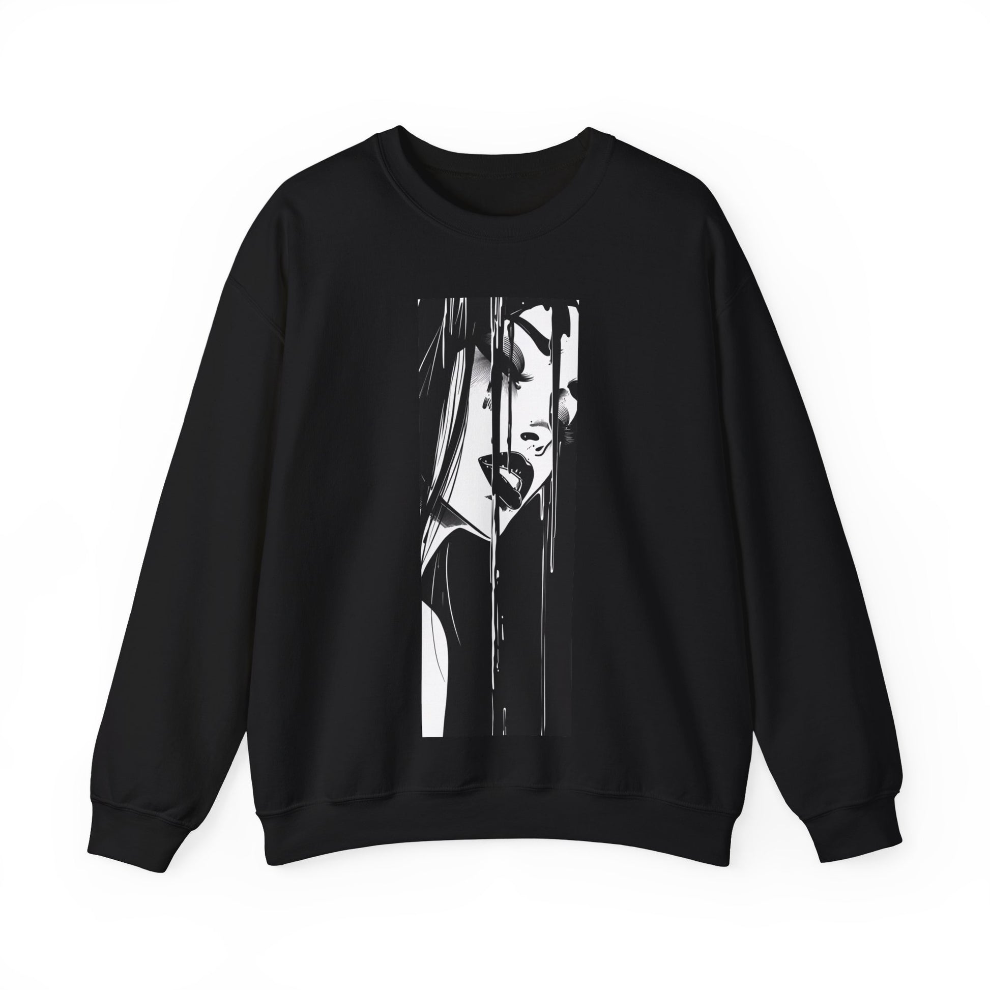 Black Drip Girl Unisex Sweatshirt OBSCVRAL