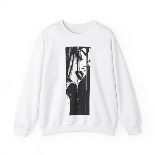 Black Drip Girl Unisex Sweatshirt OBSCVRAL