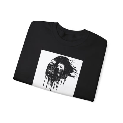 Dripping Face Chinese - Unisex Sweatshirt OBSCVRAL