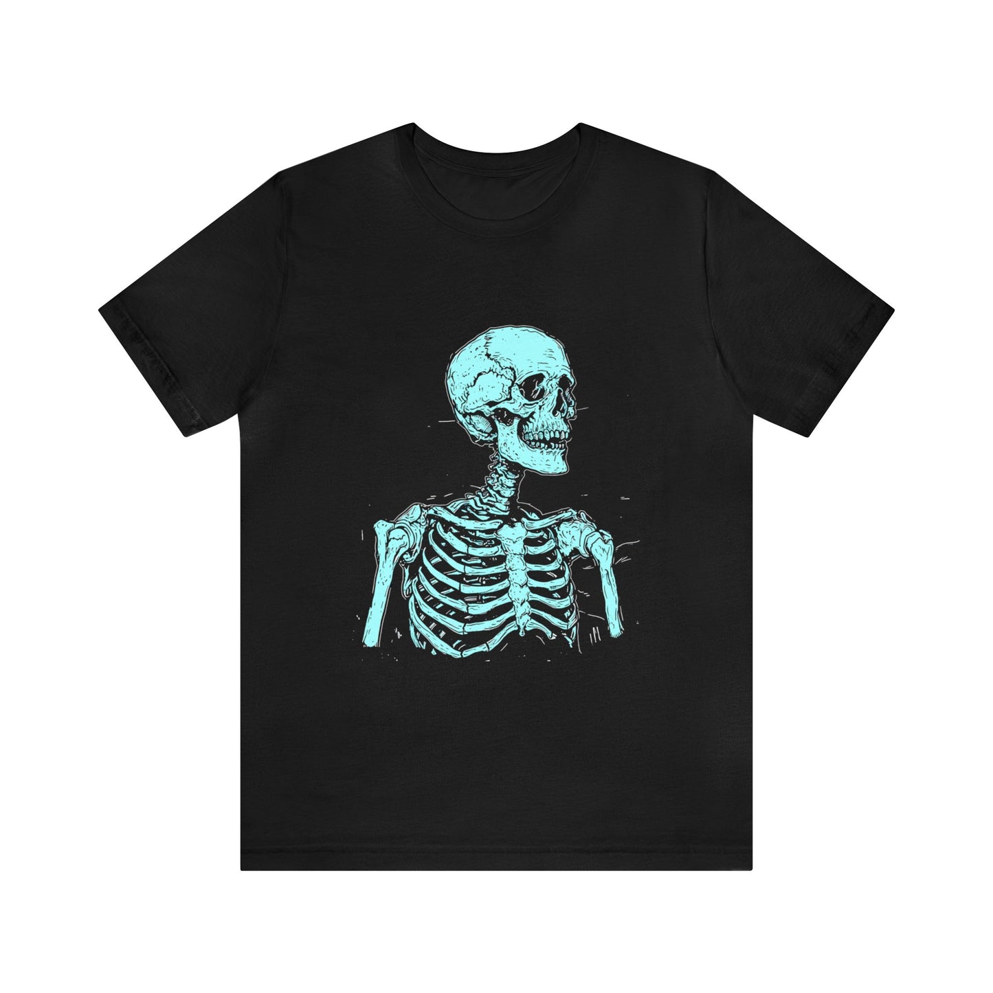 Green Skull Black Unisex T-Shirt OBSCVRAL