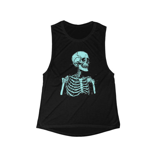 Green Skull Muscle Tank OBSCVRAL