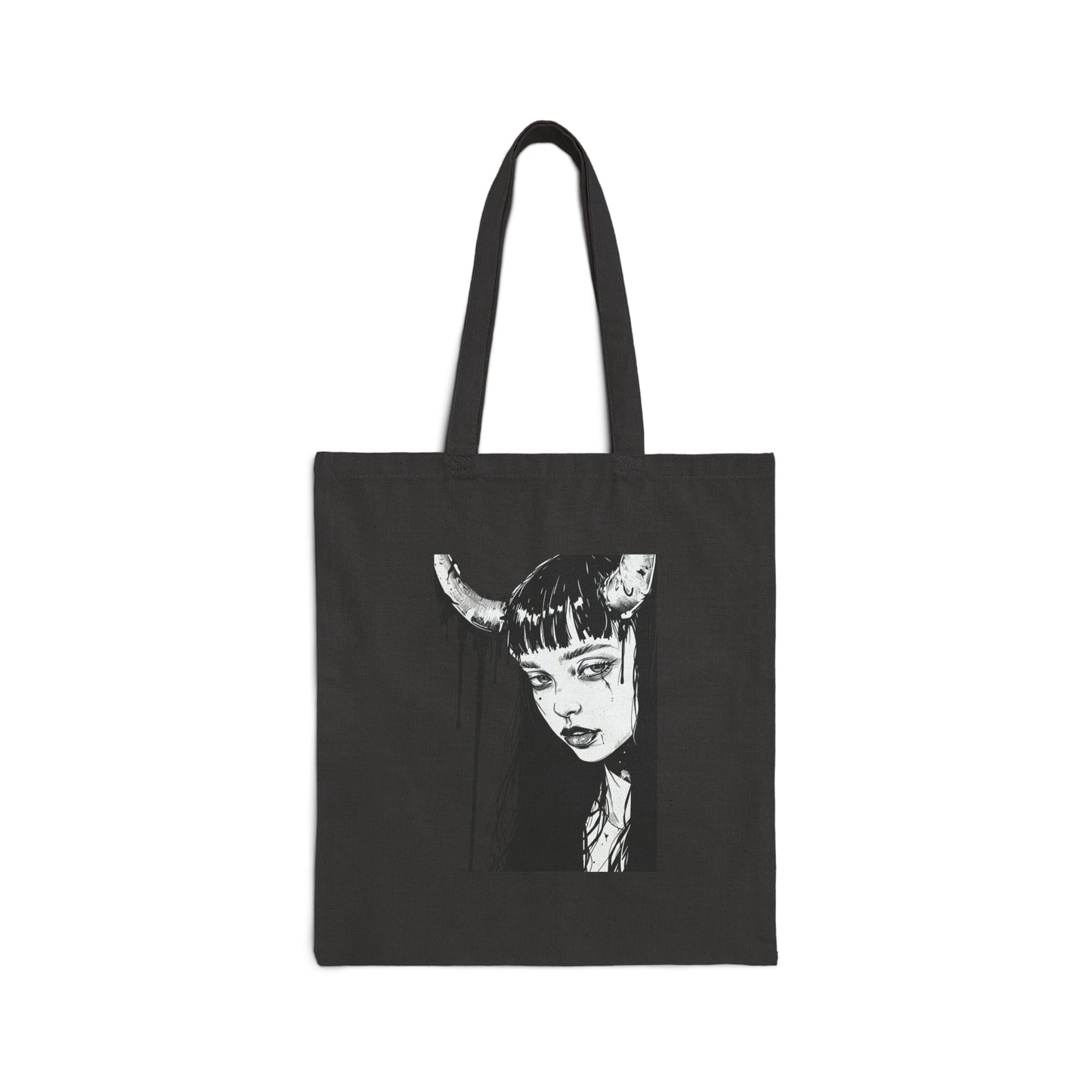 Ley Horns - Cotton Canvas Tote Bag OBSCVRAL