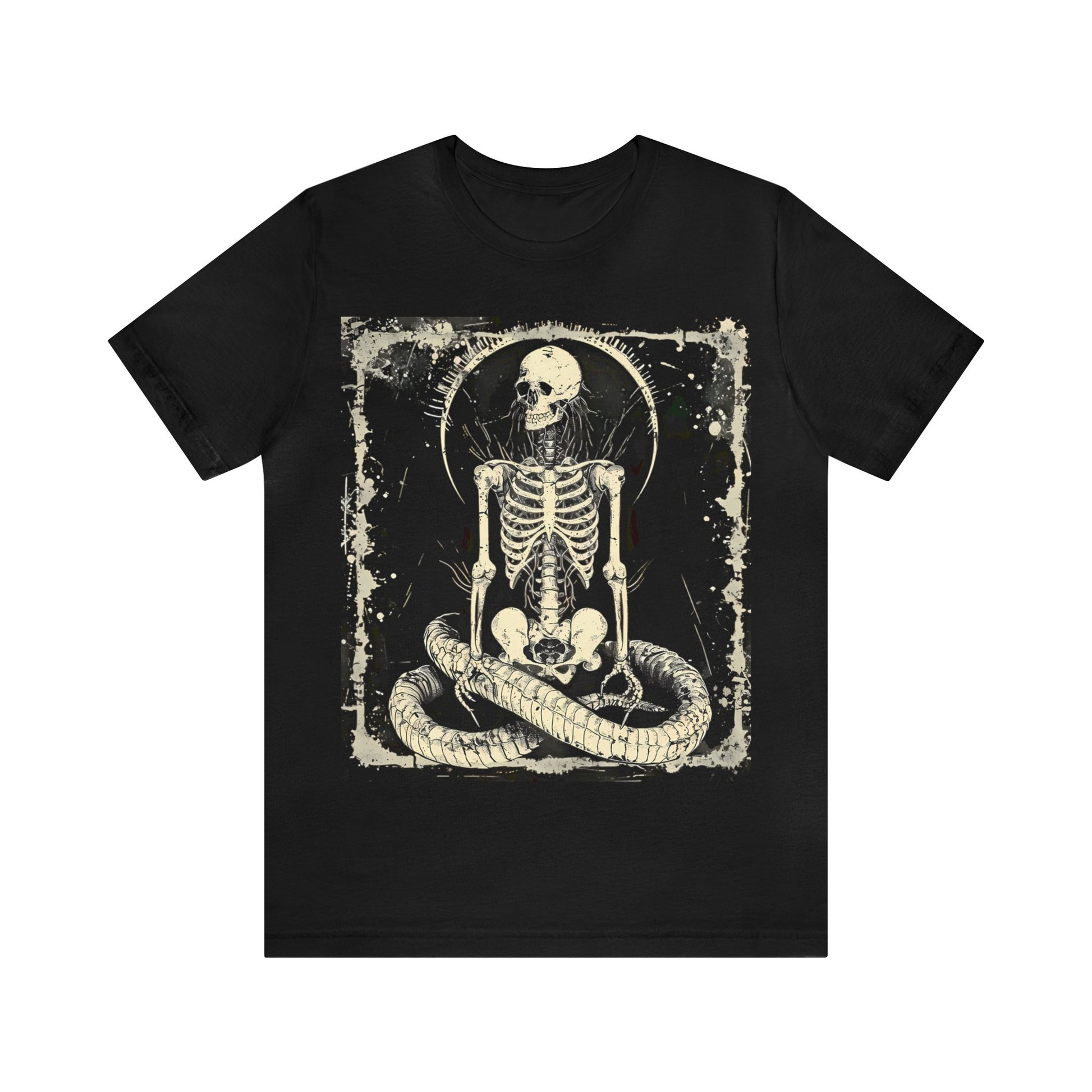 Meditating Skeleton Unisex T-Shirt OBSCVRAL