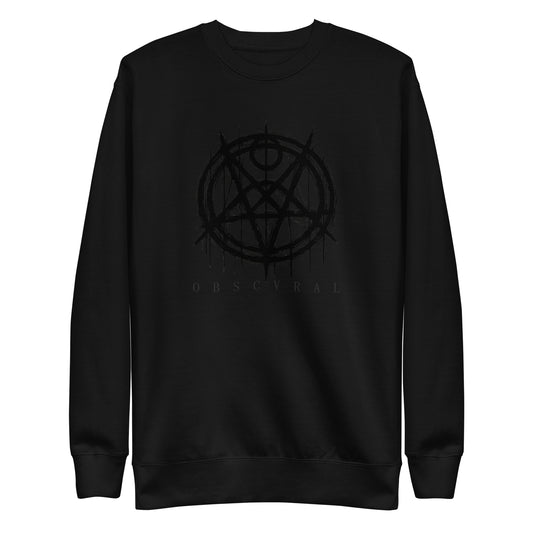 Obscvral Black Star Sweatshirt OBSCVRAL