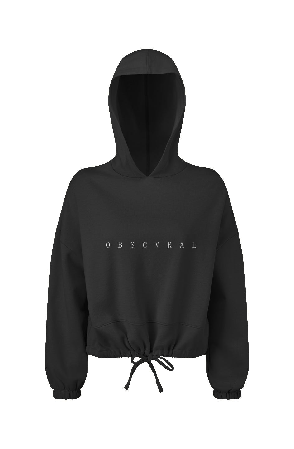 Obscvral Cropped Oversize Hooded Sweatshirt OBSCVRAL