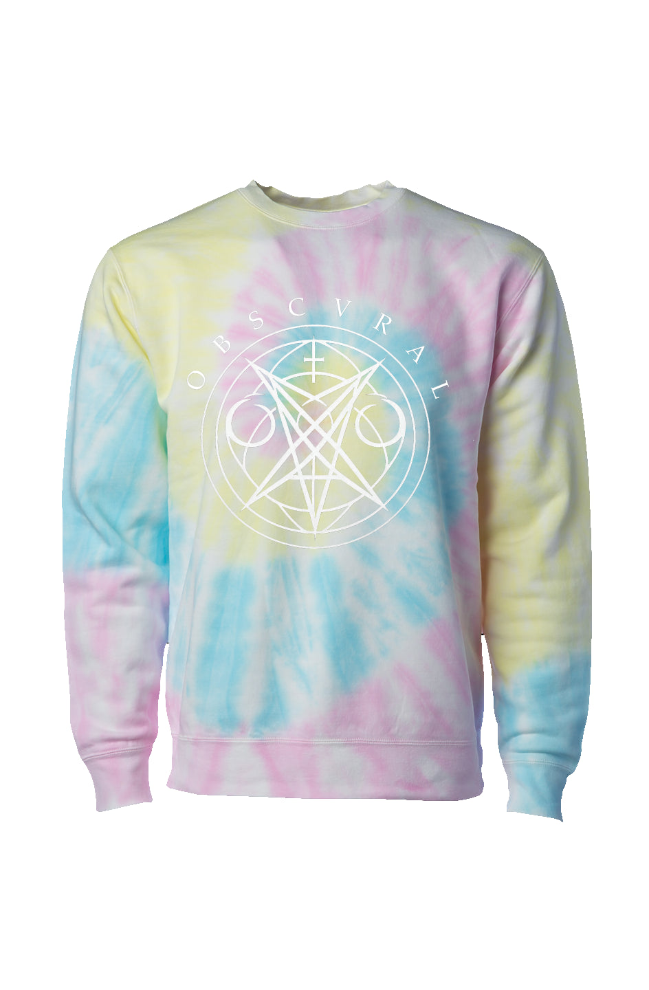 Obscvral Logo Tie Dye Sweatshirt OBSCVRAL