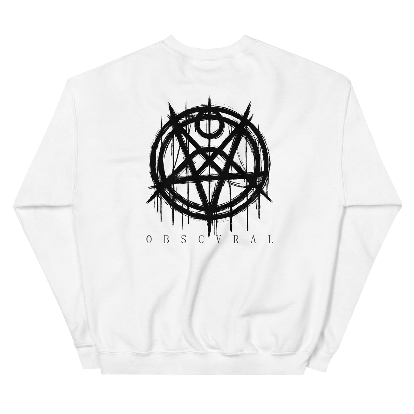 Obscvral Star All Over Logo Unisex Sweatshirt OBSCVRAL