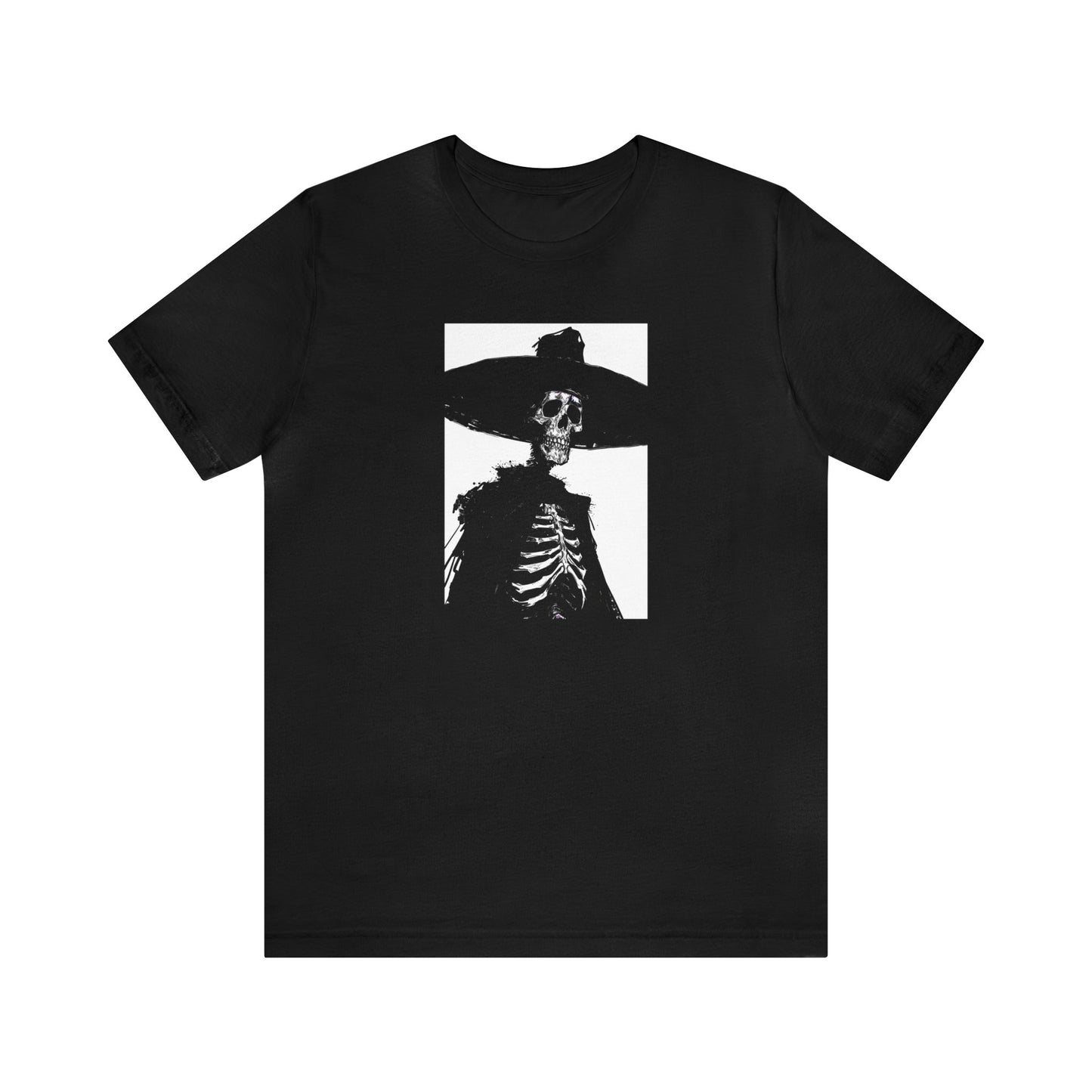 Skull Big Hat Unisex T-Shirt OBSCVRAL