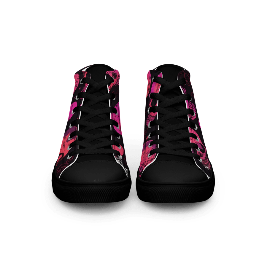 Skulls High Top Shoes OBSCVRAL