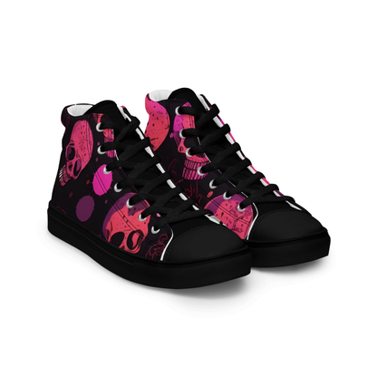 Skulls High Top Shoes OBSCVRAL