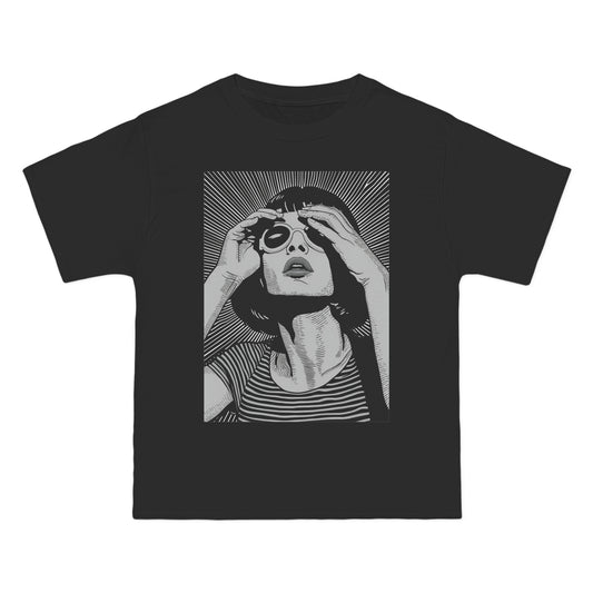 Trippy Girl Unisex Beefy Oversized T-Shirt OBSCVRAL