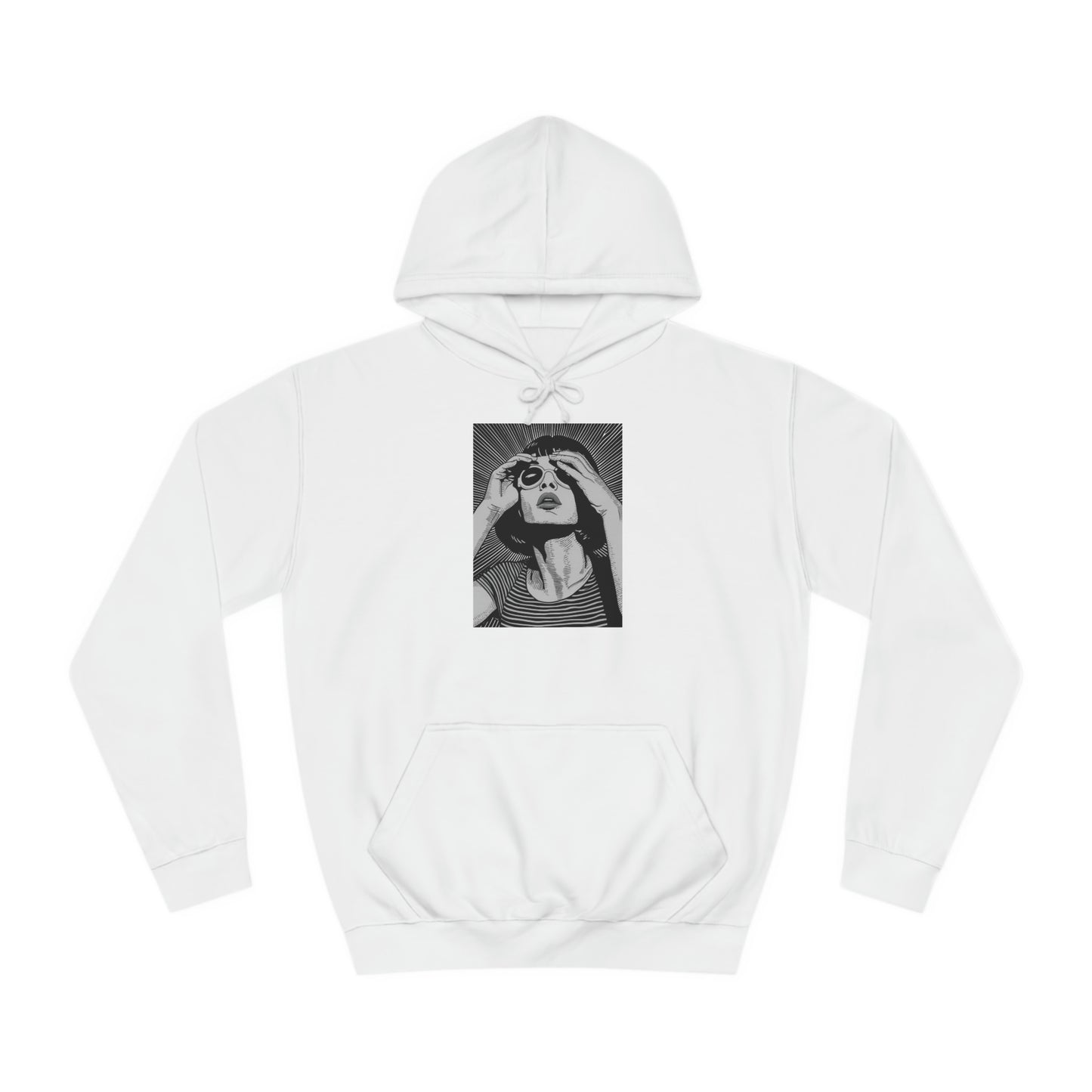 Trippy Girl - Unisex College Hoodie OBSCVRAL